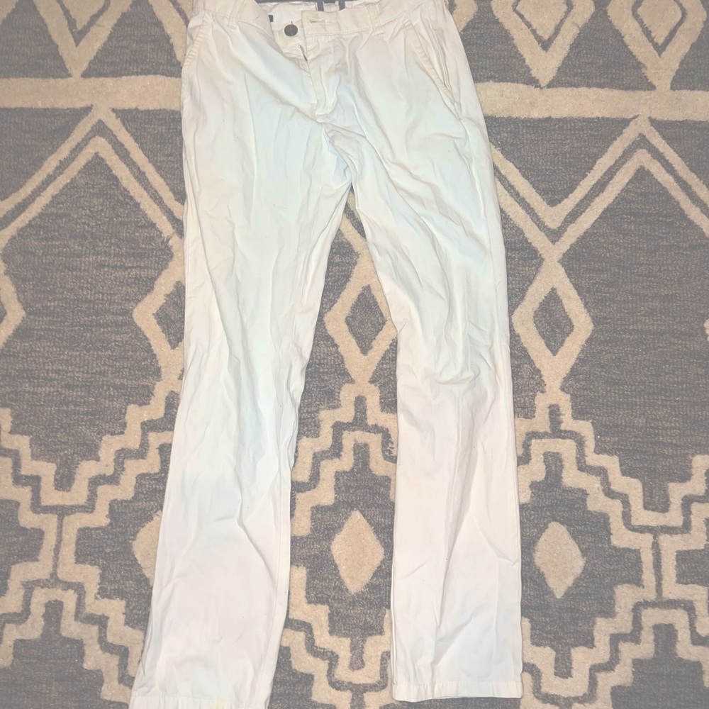 White Tommy Hilfiger Slim Fit Pants